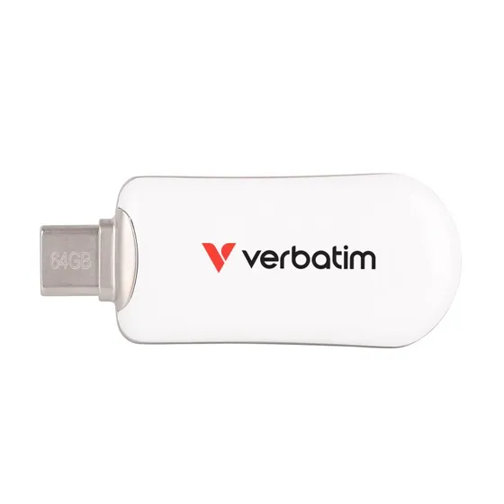 Verbatim Plectra 64GB USB-C Hvid