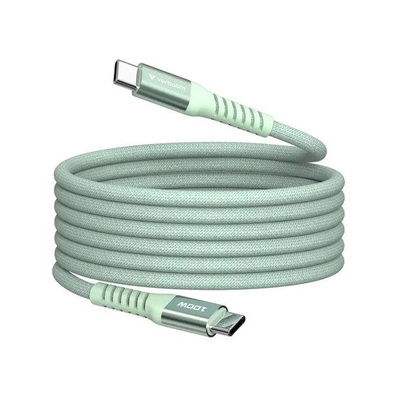 Verbatim USB-C Magnetkabel 1,2m Grøn 100W