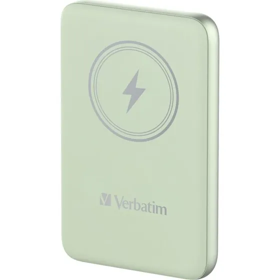 Verbatim Charge n Go magnetisk powerbank 10.000 mAh grøn