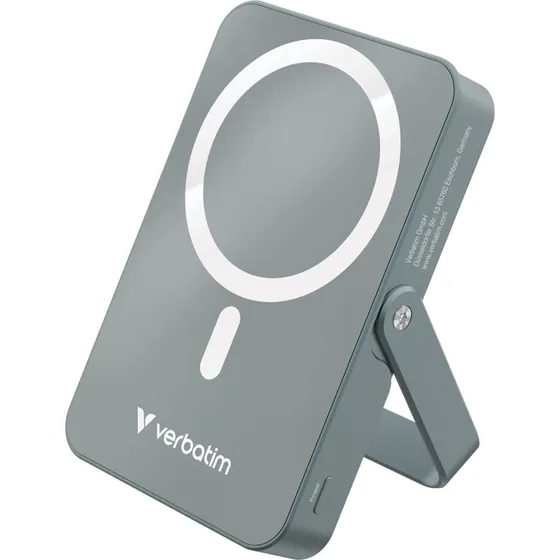 Verbatim Charge 'n' Go MagSafe Powerbank 10000 mAh med stativ