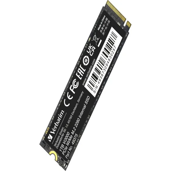 Verbatim Vi3000 SSD 1TB M.2 2280 PCIe 3.0 NVMe Sort