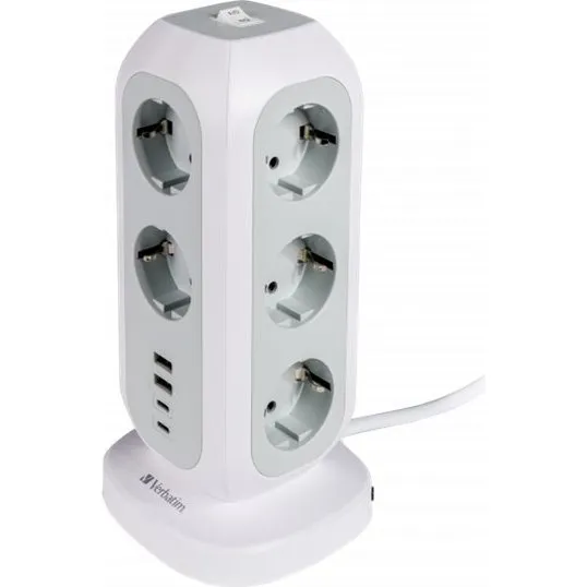 Verbatim EUPT-01 15-i-1 Hvid Stikdåse 3600W