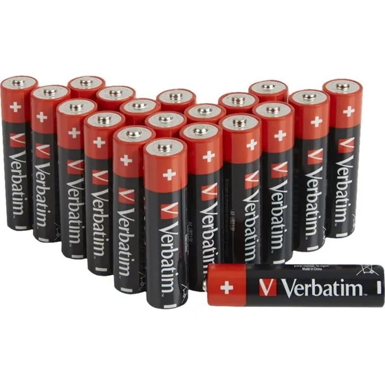 Verbatim AA Alkaliske Batterier 20-pak