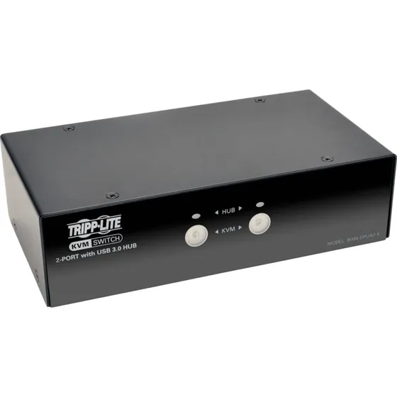 Tripp Lite 2-Port DisplayPort KVM Switch med Audio og USB 3.0