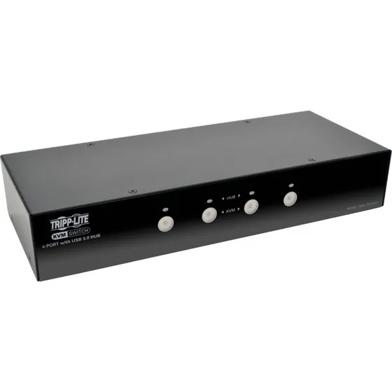 Tripp Lite U322-015 4-Port DisplayPort KVM Switch med Audio og USB 3.0