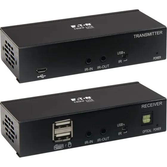Eaton Tripp Lite USB-C til HDMI over Cat6 Extender Kit med KVM, 4K 60Hz, op til 230 ft.