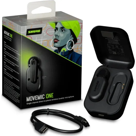 Shure MoveMic Two Trådløs Lavalier-Mikrofon (2 stk)