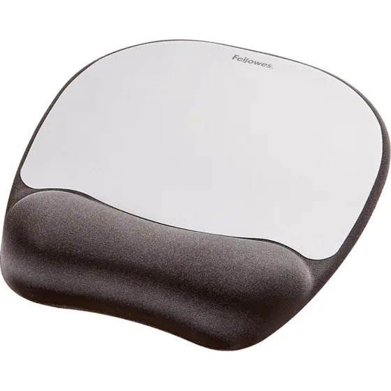 Fellowes Memory Foam Musemåtte med Håndledsstøtte, Grå
