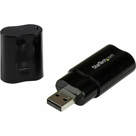 StarTech USB Lydkort ICUSBAUDIOB Sort