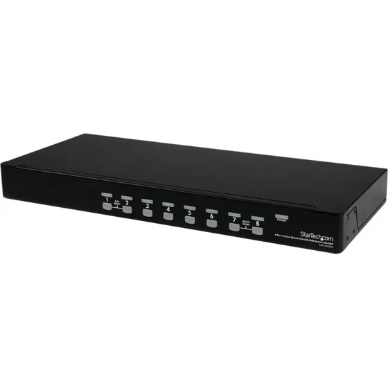 StarTech SV831DUSBU 8-Port USB KVM Switch, 1U Rack Mount, VGA