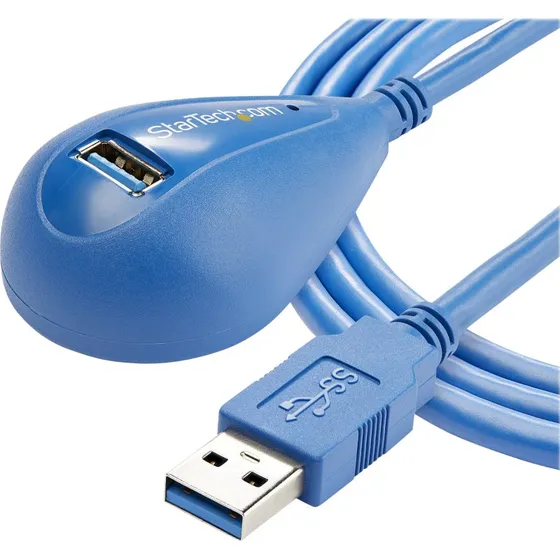 StarTech USB 3.0 A-A 5 ft Forlængerkabel, Sort