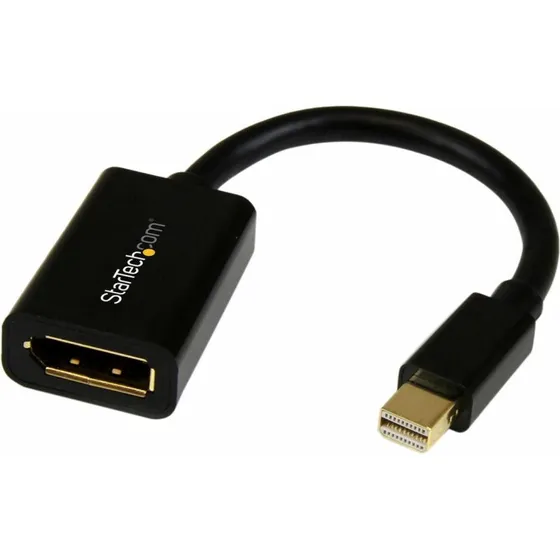 StarTech MDP2DPMF6IN Mini DisplayPort til DisplayPort Adapter, Sort, 15,2 cm
