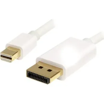StarTech.com Mini DisplayPort 2m Hvid M/M Kabel med HBR2