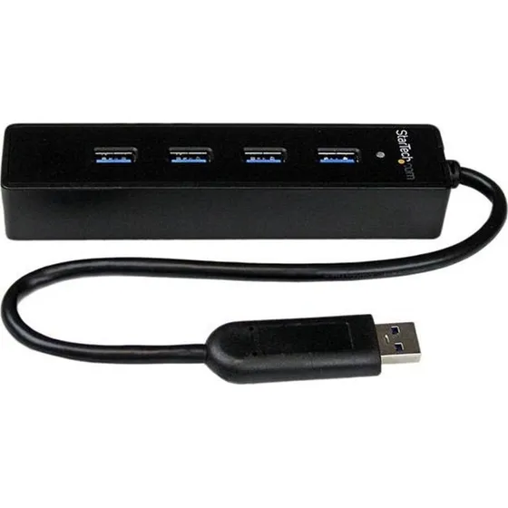 StarTech ST4300PBU3 4-port USB 3.0 Hub med indbygget kabel