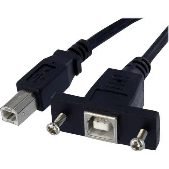 StarTech USBPNLBFBM3 3 ft Panel Mount USB B-B Kabel