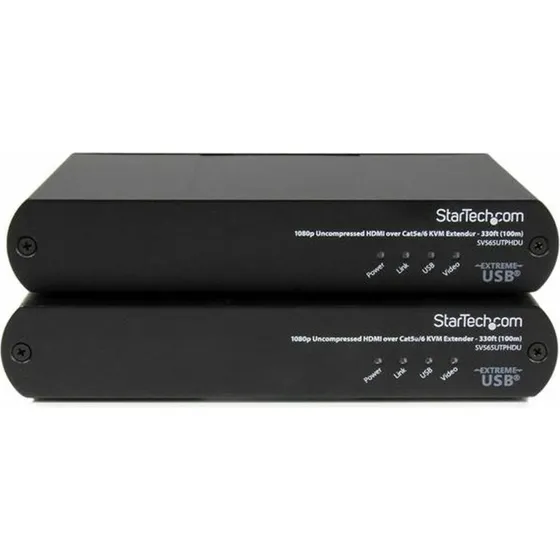 StarTech SV565UTPHDU HDMI/USB KVM-Extender, Sort