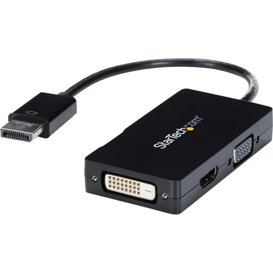 StarTech.com 3-in-1 DisplayPort Adapter DP2VGDVHD - HDMI/VGA/DVI