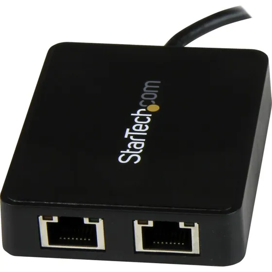StarTech.com USB-C Dual Gigabit Ethernet Adapter med USB 3.0