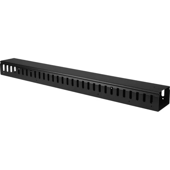 StarTech.com 3ft Vertical Kabelkanal med Dækning - Sort