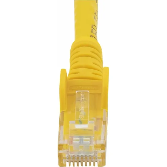 StarTech.com 10m Cat6 Yellow Snagless Ethernet Kabel, 10GbE PoE