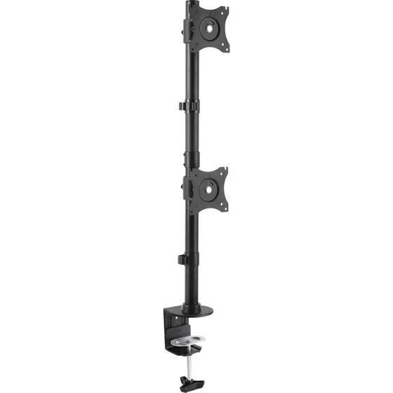 StarTech.com Vertical Dual Monitor Arm 27" - Sort - Stål