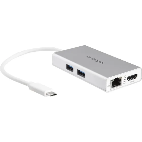 StarTech DKT30CHPDW USB-C Multiport Adapter, Hvid, 60W PD