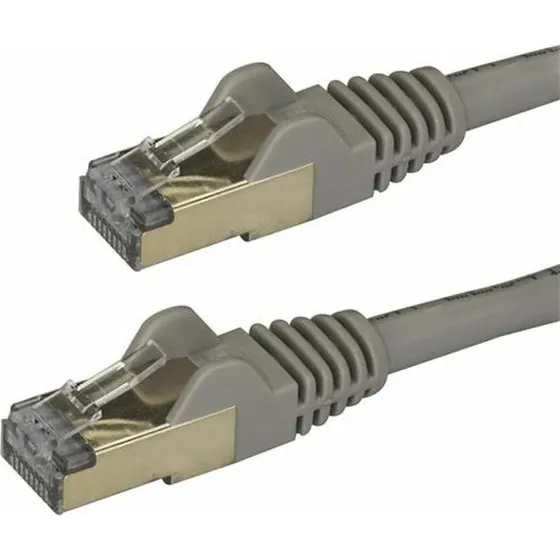 StarTech 2m CAT6A STP PoE Patchkabel, Grå, 10GbE, 100W PoE