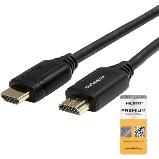 StarTech.com HDMI 2.0 50 cm med Ethernet, HDR 4K 60Hz, sort