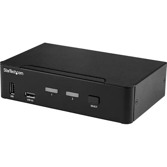 StarTech SV231DPU34K 2-Port DisplayPort KVM med USB 3.0 & Audio