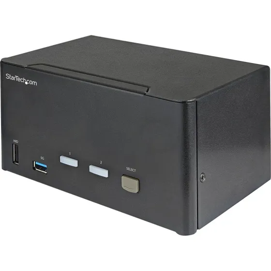 StarTech SV231TDPU34K 2-Port DisplayPort KVM med 4K 60Hz