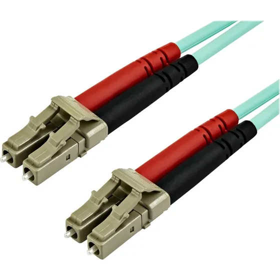 StarTech.com OM3 15m LC-LC Fiberoptik Patchkabel Aqua