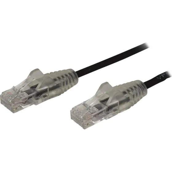 StarTech 1.5m Cat6 LSZH PoE Patchkabel, Sort, 10GbE, Fluke Tested