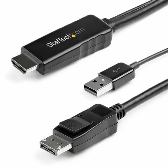 StarTech HD2DPMM3M 3m HDMI til DisplayPort Adapter, Sort
