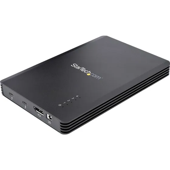 StarTech M2E4BTB3 4-bay Thunderbolt 3 NVMe-lagringskabinet, sort