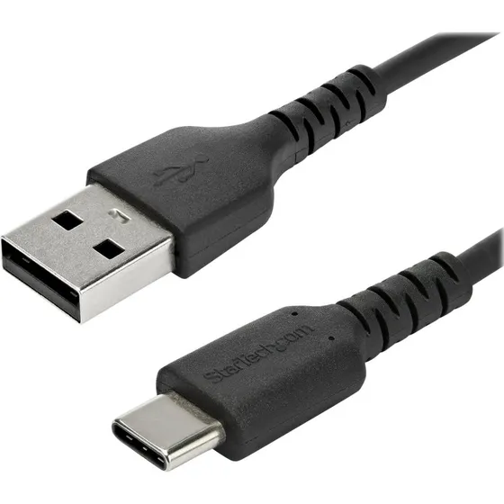 StarTech 1m USB A til USB C Kabel, Sort, Aramidfiber, 3A
