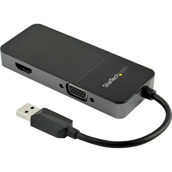 StarTech USB32HDVGA USB 3.0 til HDMI & VGA Dual Monitor Adapter, 4K/1080p