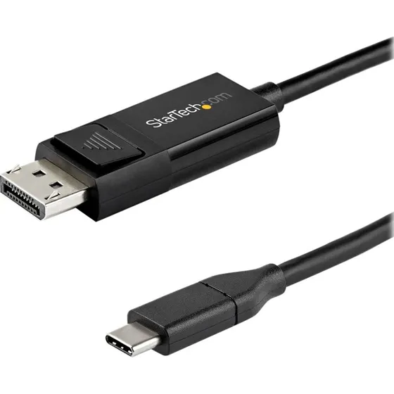 StarTech CDP2DP142MBD 2m USB-C til DisplayPort 1.4 Kabel, Sort