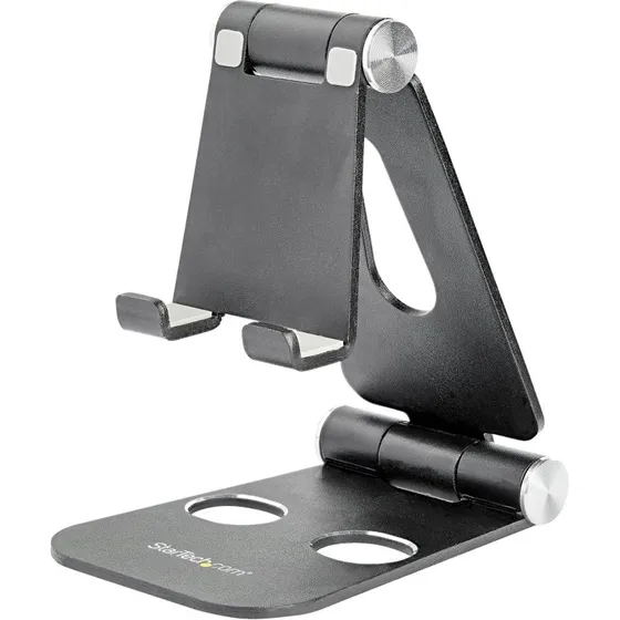 StarTech USPTLSTNDB Foldbar Mobil- og Tabletstander, Sort, Op til 13"
