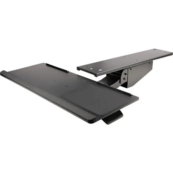 StarTech KBTRAYADJ2 Underbords Tray, Højde- og Bevægelsesjusterbar, Sort