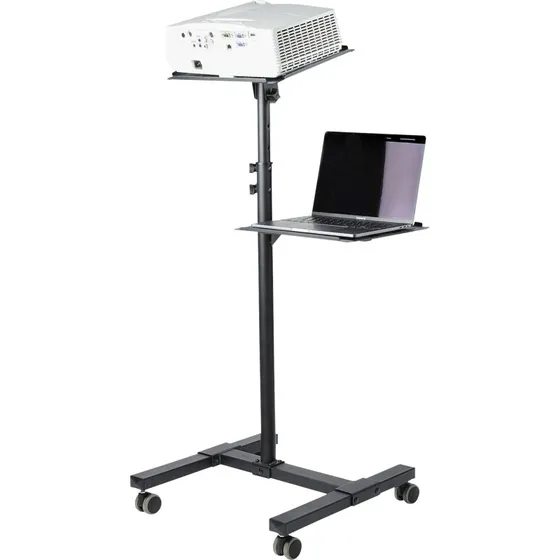 StarTech ADJPROJCART Mobile Projektorkurv, justerbar, sort