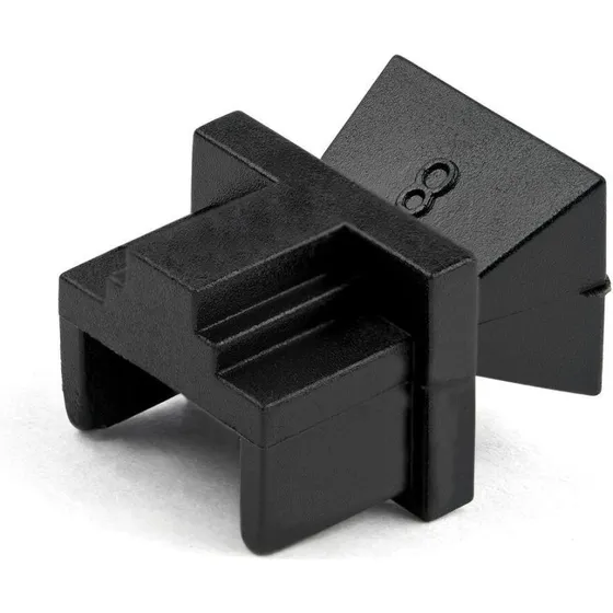 Startech RJ45 Støvkapper, Sort, 100 stk.