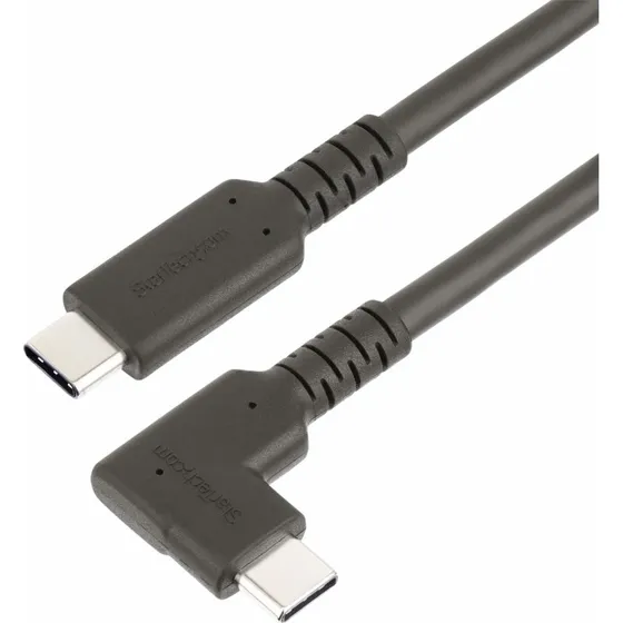 StarTech RUSB31CC1MBR 1m USB-C Højrevinklet Kabel, 100W, 4K60Hz
