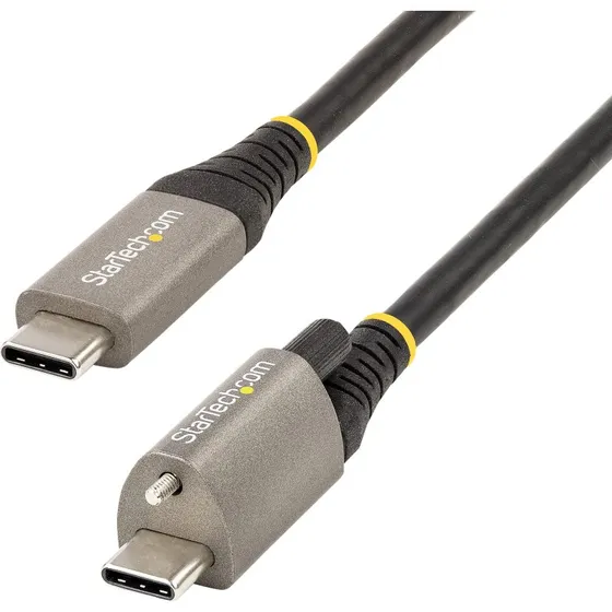 StarTech.com 1m USB-C Kabel med Lås, 10Gbps, 100W