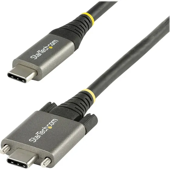 StarTech.com 1m USB-C Side Screw Locking Kabel, 10Gbps, 100W