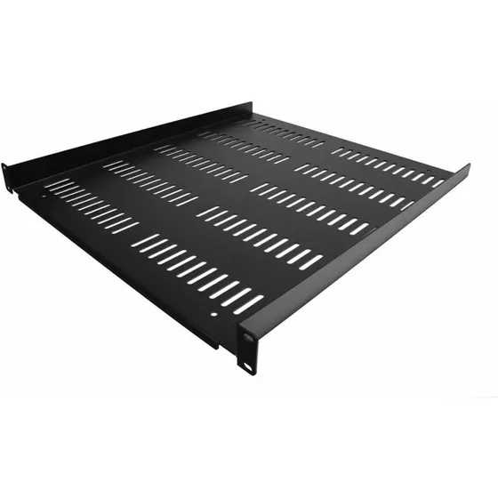StarTech 1U Vægmonteret Rackhylde 20" Fast, Sort