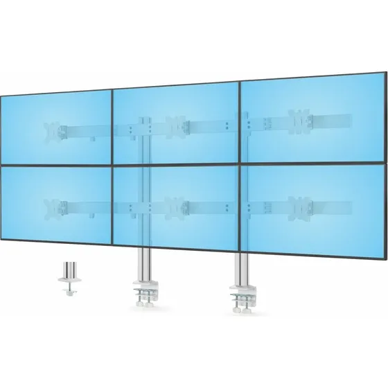StarTech.com 6-Monitor Desk Mount med Krydstråd, op til 32" skærme