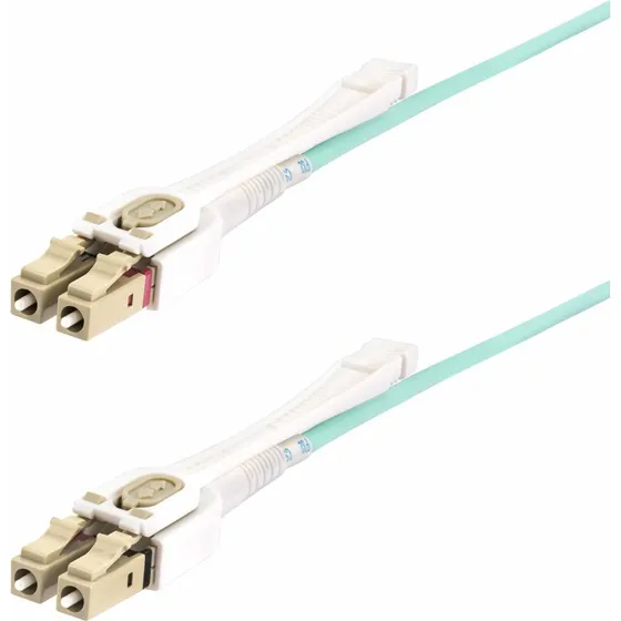 StarTech.com OM4 Fiberoptik Patchkabel 4m LC/UPC, Aqua, 100Gbps