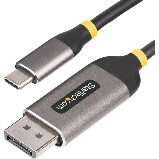 StarTech.com 10ft USB-C til DisplayPort Adapterkabel 8K 60Hz, 3m, sort/grå