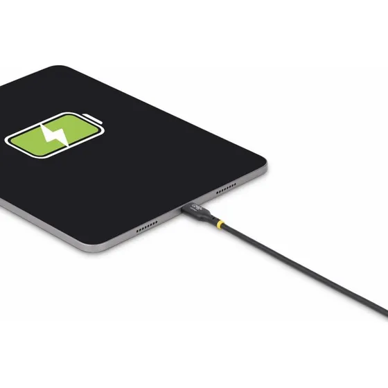 StarTech USB-C kabel 4m, USB 2.0, sort