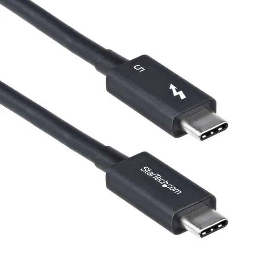 StarTech Thunderbolt 5 Kabel 80cm, 120Gbps, Sort